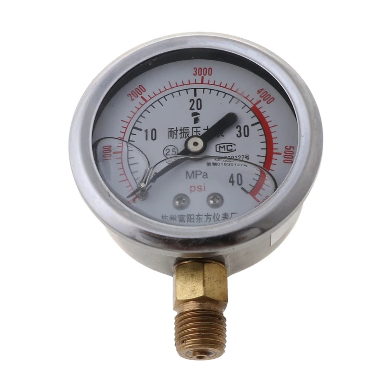 

0-60MPa Radial Iron Manometer High Accuracy Air Oil Water Hydraulic Pressure