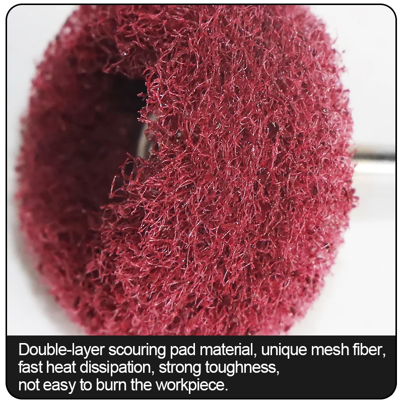 Абразивная щетка для мини-дрели нейлоновый Полировочный диск с хвостовиком 3 мм