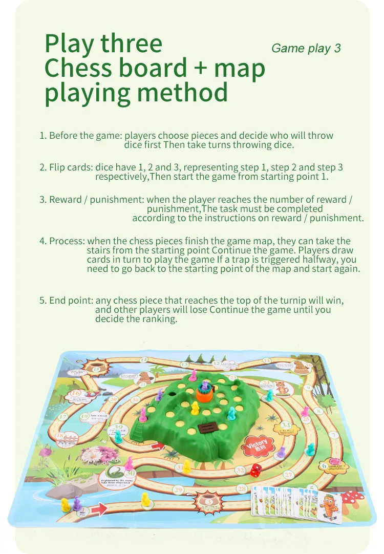 Настольные игры интерактивная игра для родителей и детей Черепаха заяц ловушка