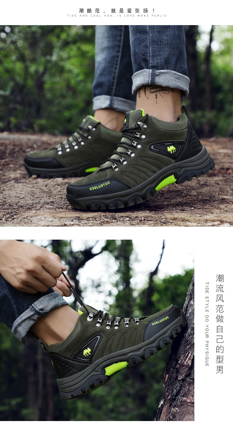 Chiang Men High-top Comfortable boots Casual Brand Warm Hiking Sneakers For Winter Outdoor Sports High-Quality Work Shoes