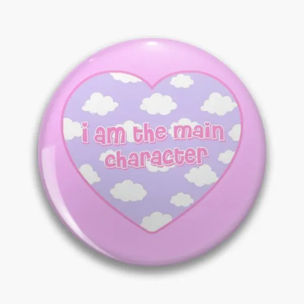 

Я главный герой облака сердце [изготовление на заказ] Мягкая булавка для пуговиц Декор подарок значок одежда модная брошь забавная Милая ме...