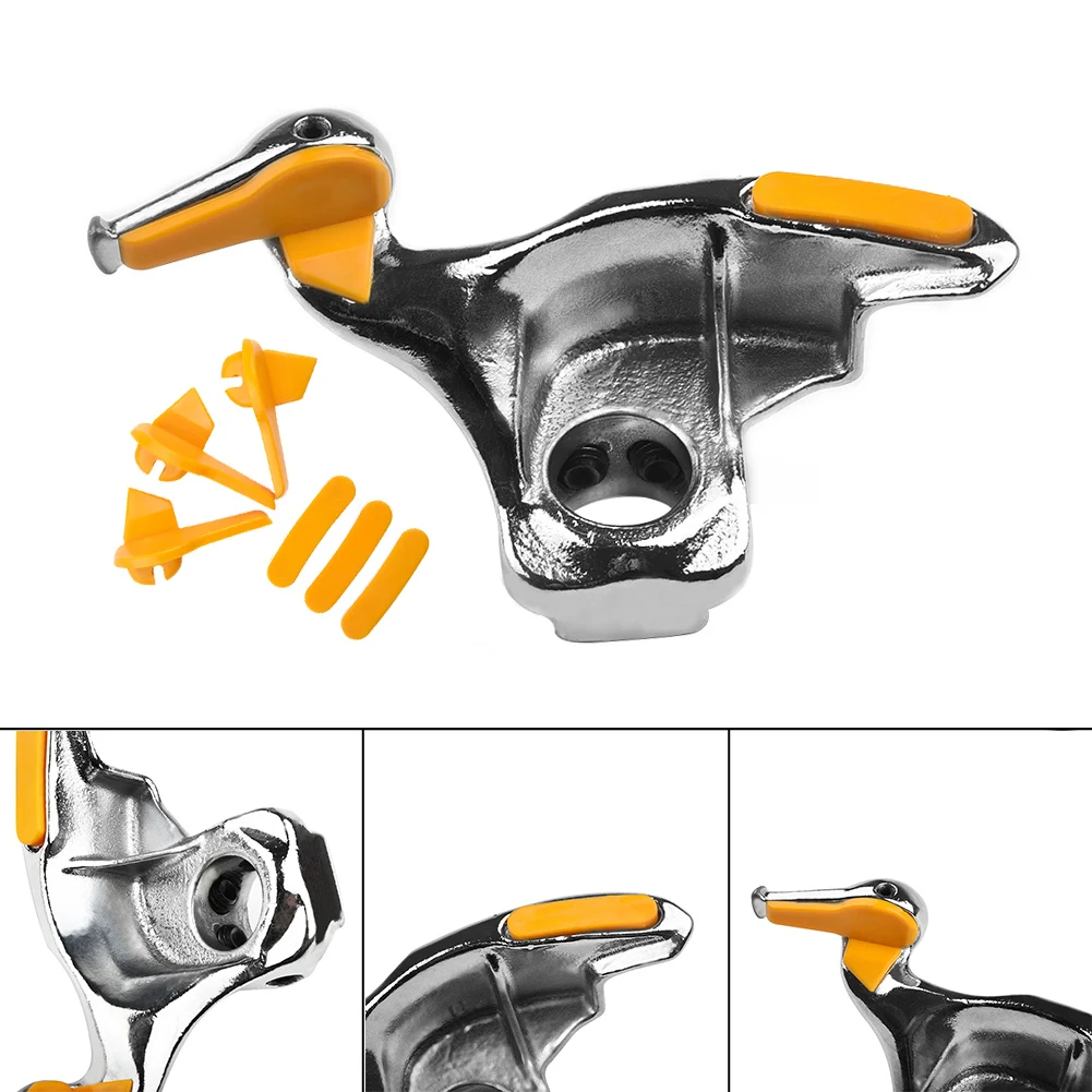 

Car Vehicle Tire Changer Stainless Steel Metal Mount Demount Bird Head Tool Auto Tire Repair Tool Silver