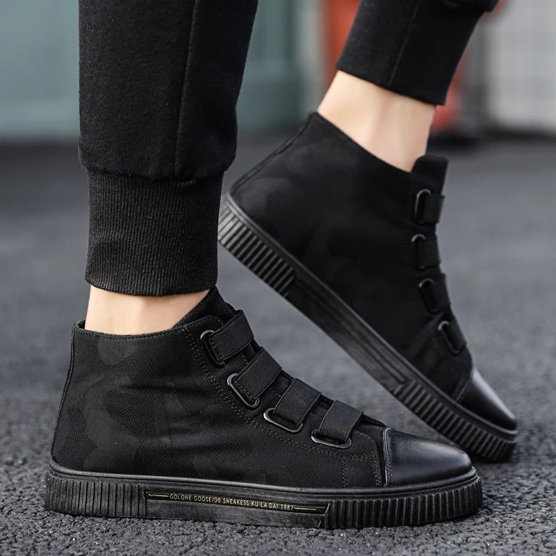 

Men Shoes Classic Summer All-Match Canvas Calceus Trendy High-Top Student Zapato Casual Sports Skateboarding Chaussure A21