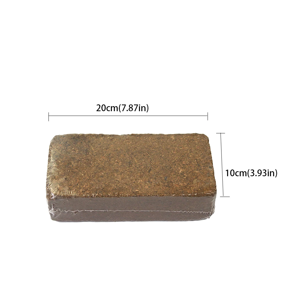 

2021 New Natural Plant Coconut Fiber Brick Reptile Friendly Organic Nutrient Soil Coarse Grain Coconut Brick Garden Vegetable