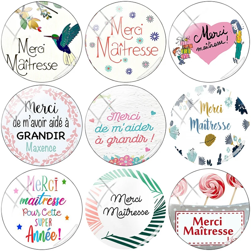 TAFREE модные merci maitresse французских слов 12/15/16/18/20/25 мм кабошоны разрисованные изделия