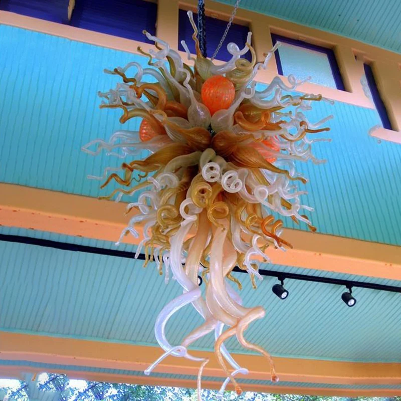 

European Lighting Modern Murano Glass High Hanging Chandeliers