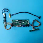 + VGA + ЖК + DVI + плата аудиоконтроллера, плата драйвера, комплект монитора для 30pin M185XW01 1366(RGB) 768 светодиодный ная панель сделай сам