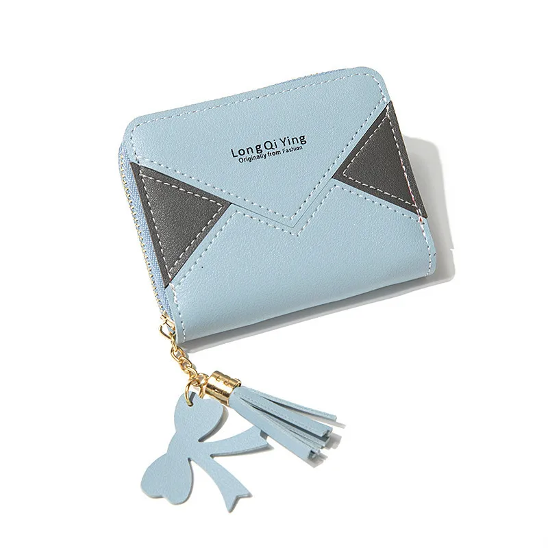 Zipper Coin Purses Short Wallet Pocket Purse Girls Moneybags ID Card Holder Women Lovely Notecase Flap Billfold Bags | Багаж и сумки