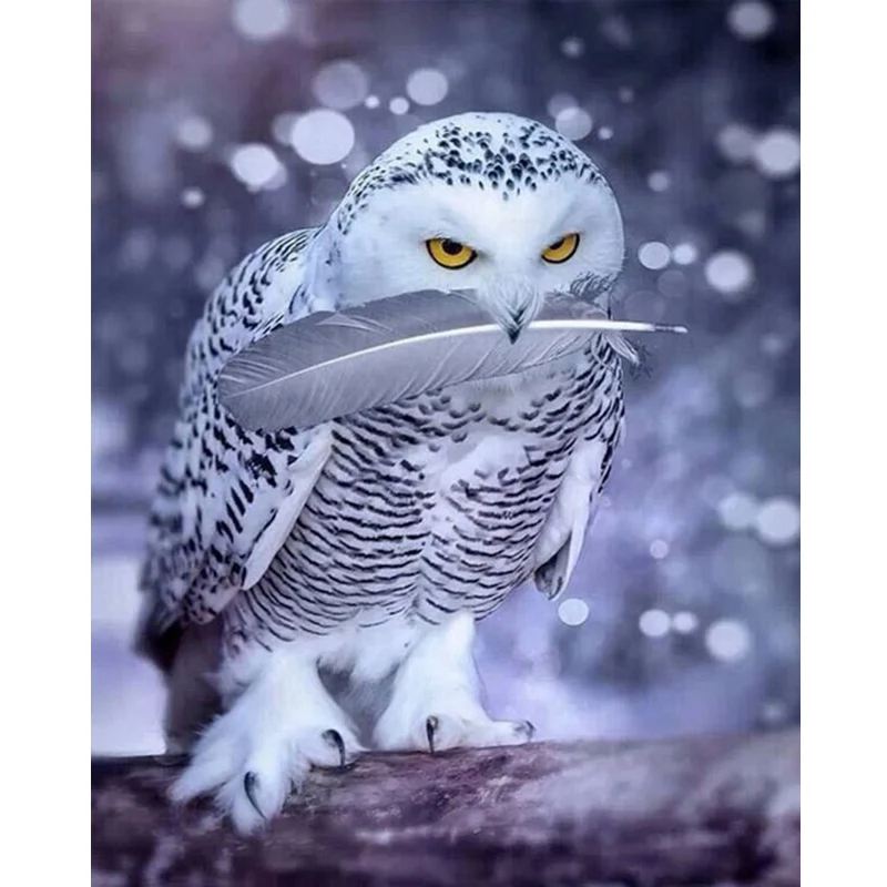 

DIY Eagle 5D Diamond Painting Cross Stitch Full Round Drill Rhinestones Embroidery Picture Wall Art Home Decor