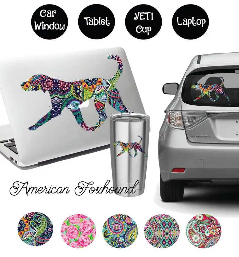 

American Foxhound Decal