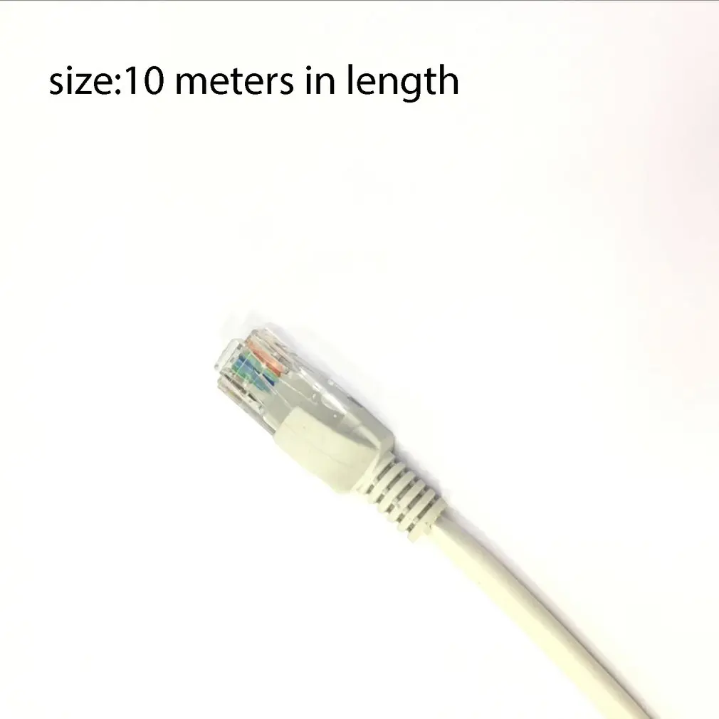 Cat 6 Ethernet кабель плоский с кабельными зажимами Интернет сетевой высокоскоростной