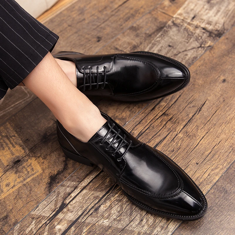 

Luxury Brand Design Italian Leather Shoes Men 2020 New Spring Autumn Casual Shoe Fashion Sapatos Masculino Zapatillas Hombre #VI