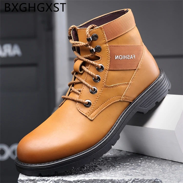 

Motorcycle Boots Men Casual Shoes Men Boots Genuine Leather Shoes Men Italian Fashion Ankle Boots Men Luxury Shoes Botas Hombre