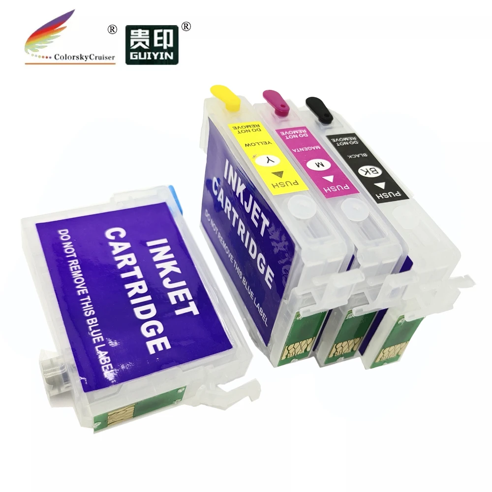 (RCE1261) Заправляемый чернильный струйный картридж для Epson T1261-T1264 T126 T 126 Stylus