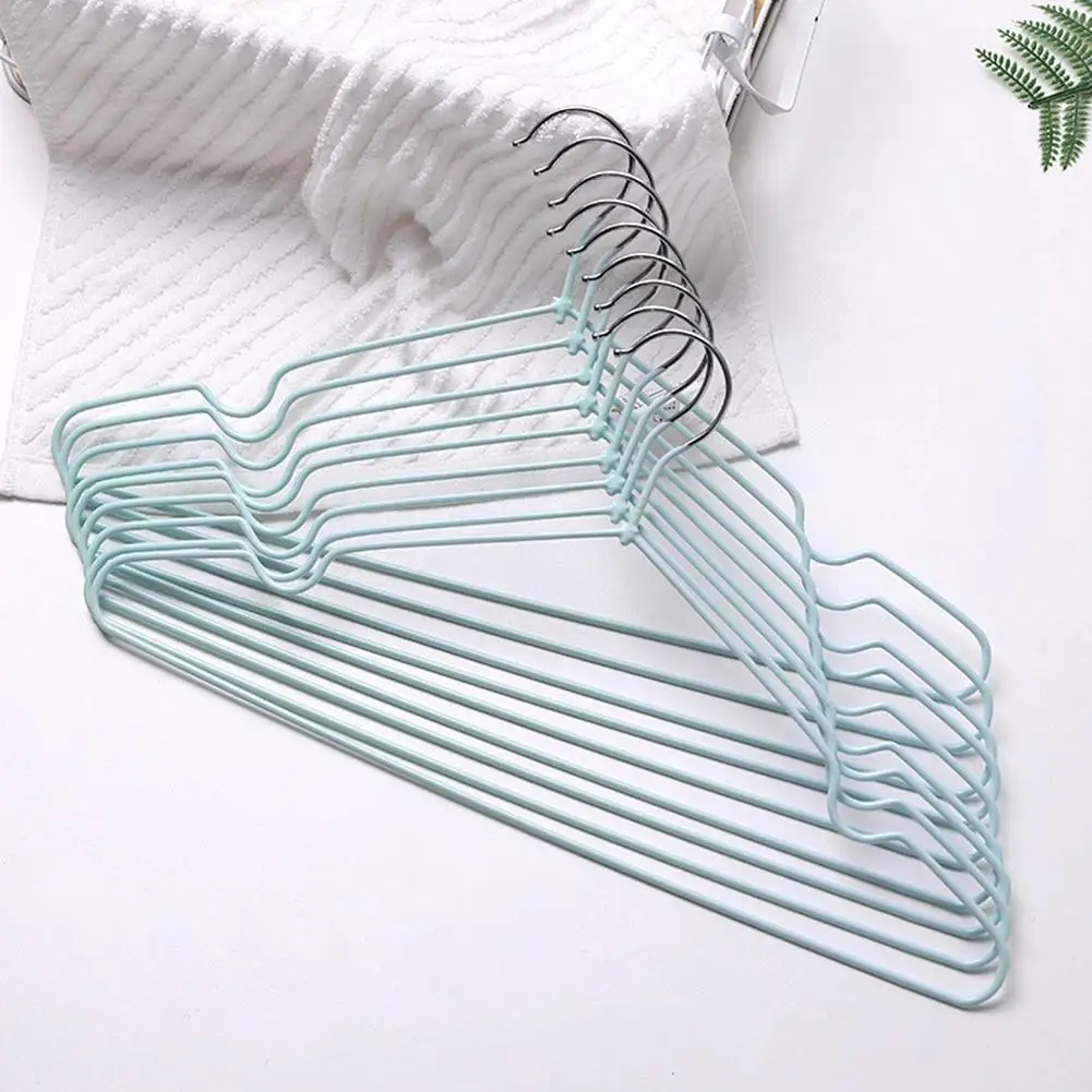 10 шт. Нержавеющая сталь Non slip с рубашкой и брюками Вешалка крючок для пальто