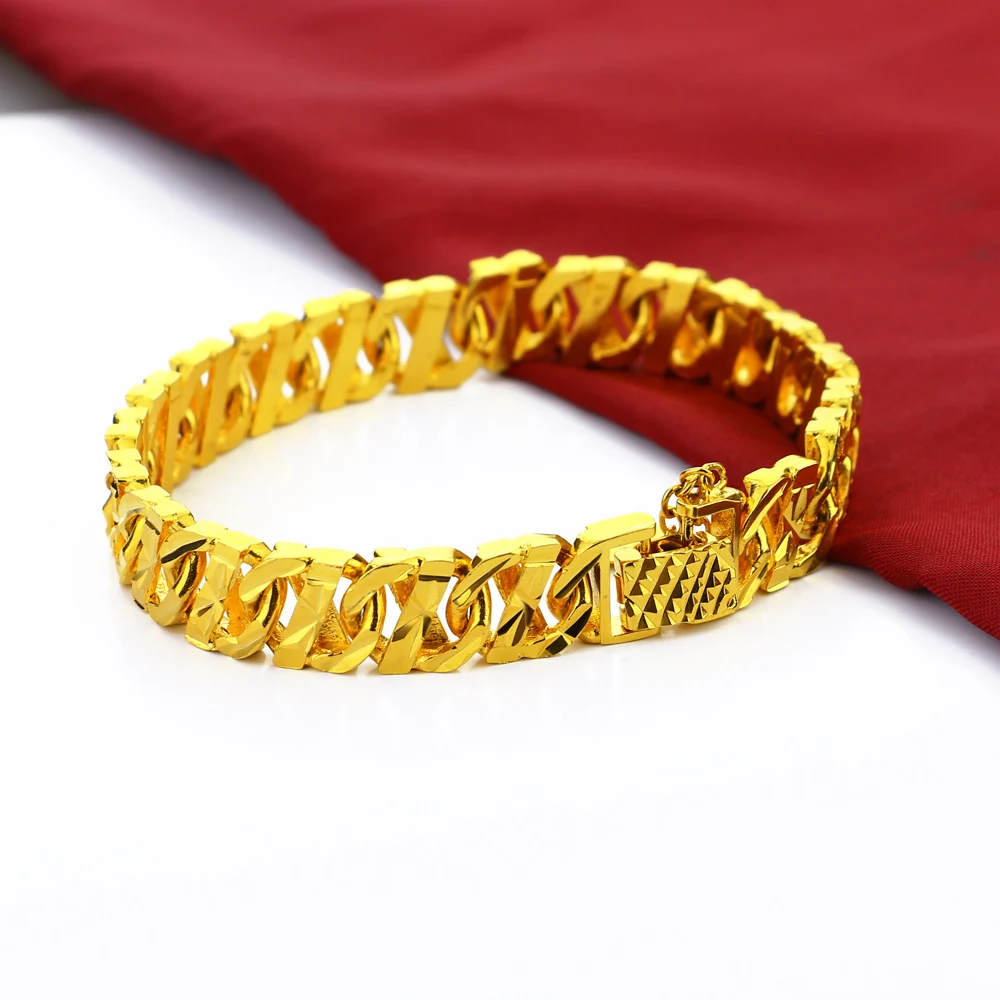 Винтаж Для мужчин с гальваническим покрытием покрытыем цвета чистого 24