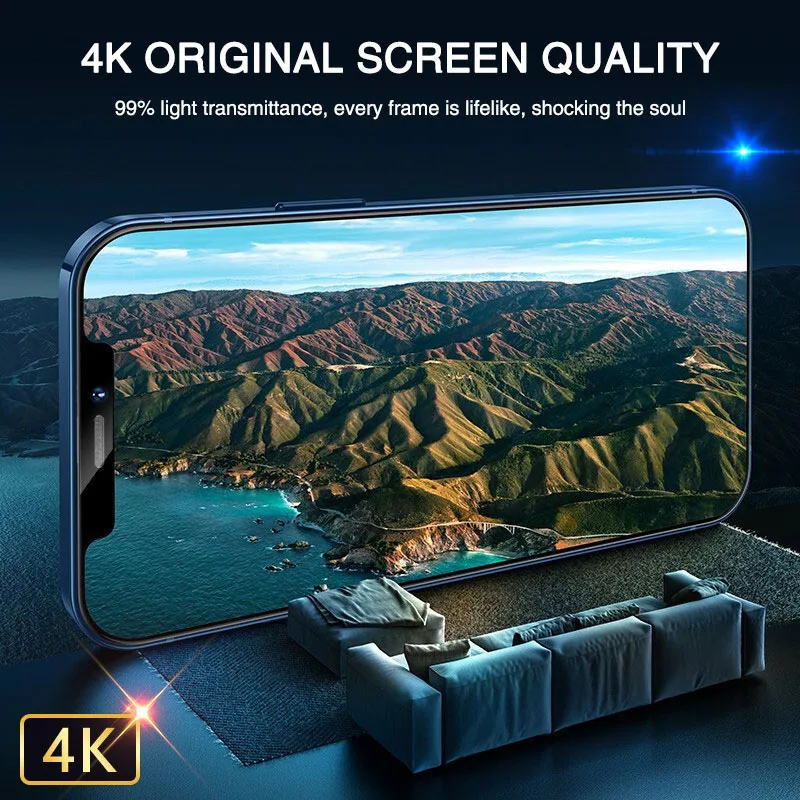 

128G Full Cover Hydrogel Film Screen Protector For iPhone 7 8 6 6s Plus Screen Protector On iPhone X XR XS MAX 11 Pro Max 12 Min