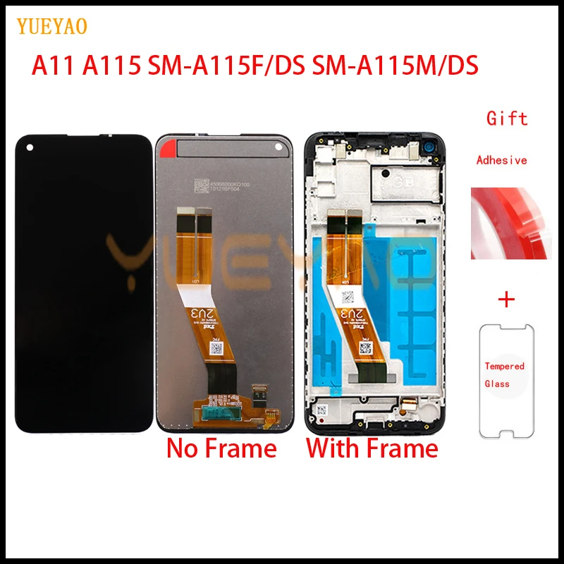 Оригинальный Для samsung A11 Lcd с рамкой для Samsung Galaxy LCD дисплей сенсорный экран в сборе