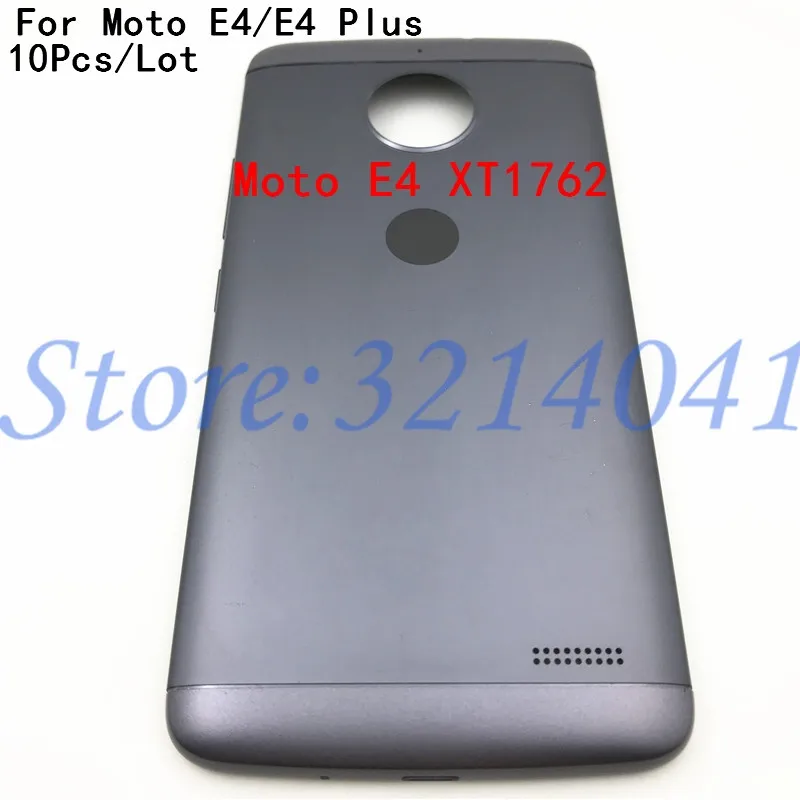 

10Pcs/Lot For Motorola Moto (4th Gen) E4 XT1762 XT1763 E4 Plus XT1770 X1771 Back Battery Cover Rear Door Panel Housing Case