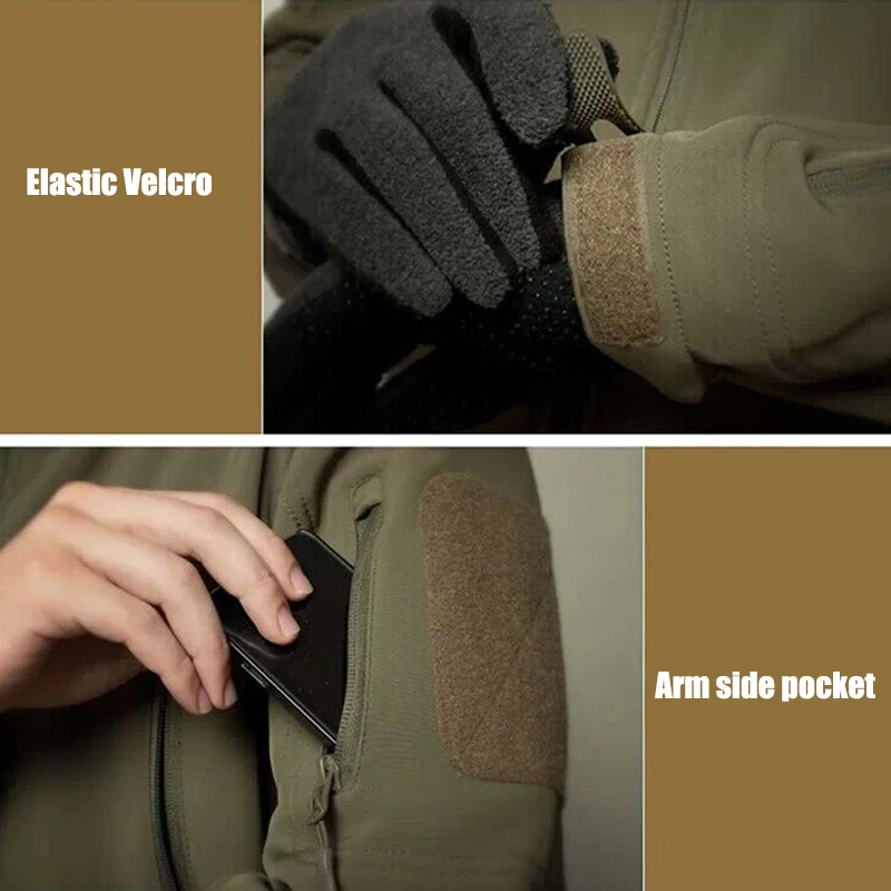 

Softshell Jacket Soft Shell Jacket for Men Windproof Waterproof Breathable Durable BMF88