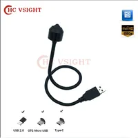 Flexible Cable Micro Pin Usb Camera  Can Be Bent At Will For ATM Machine Surveillance Industrial Vending Use