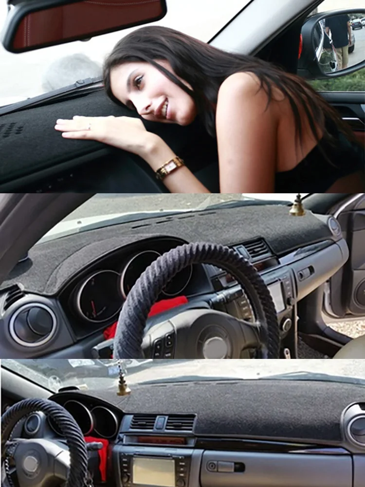 Для Mazda3 MPS BK 2004-13 коврик для приборной панели автомобильного стайлинга крышка