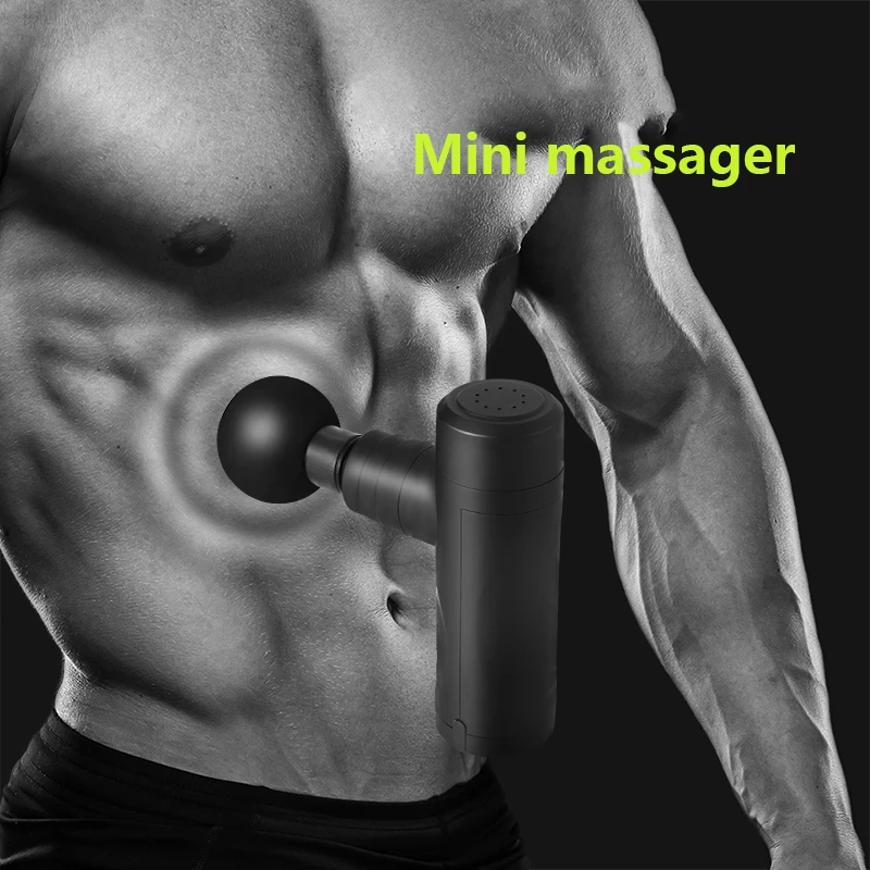 

Mini Massage Gun Deep Tissue Percussion Muscle Massager Electric Body Massager Gun for Athletes with 5 Speeds Handheld Portable