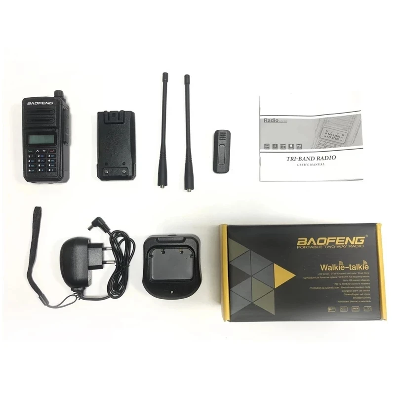 Рация BAOFENG X3 Plus высокой мощности с большим радиусом действия трехдиапазонная
