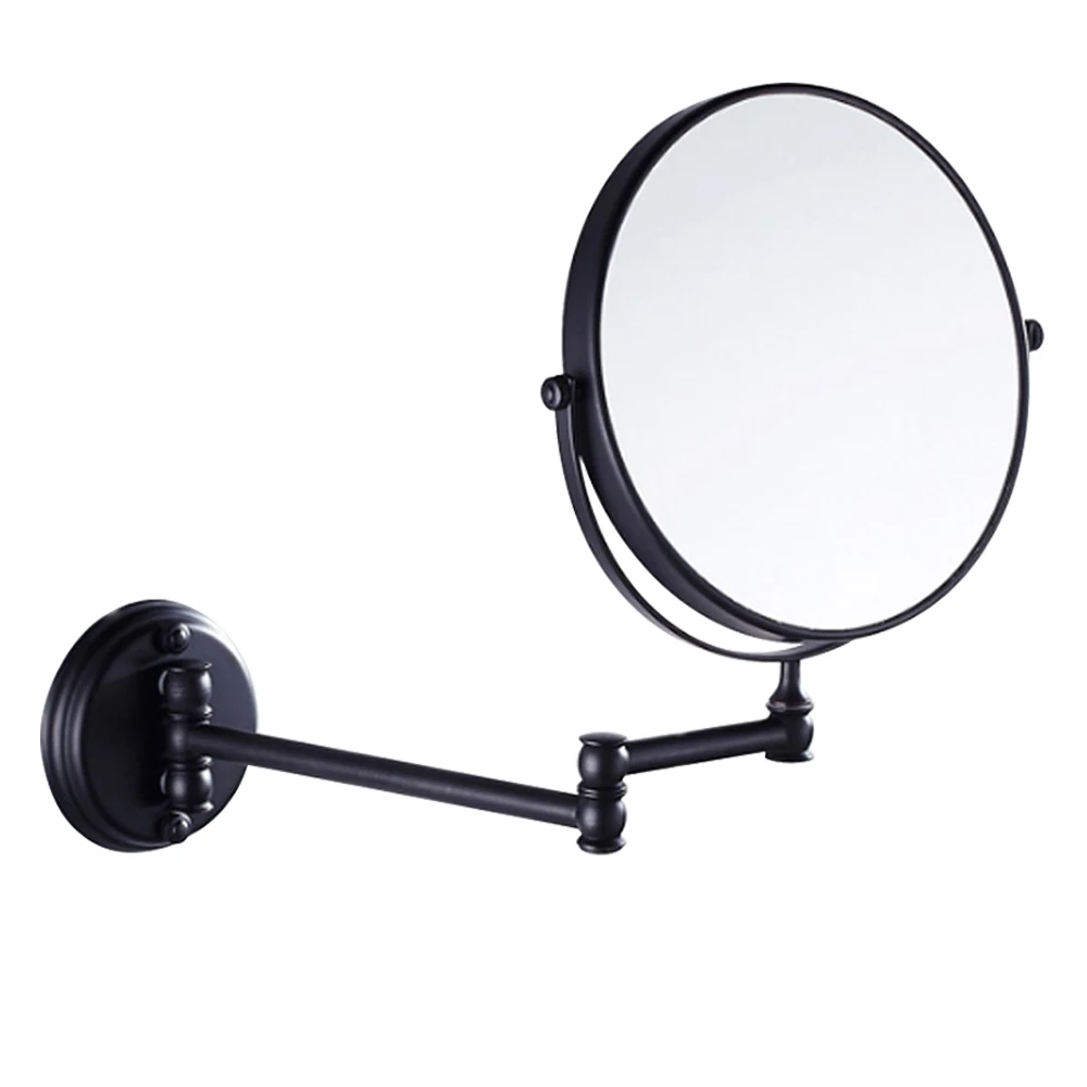 Черный латунный настенный готовой ванной Аксессуары для зеркал расстояние