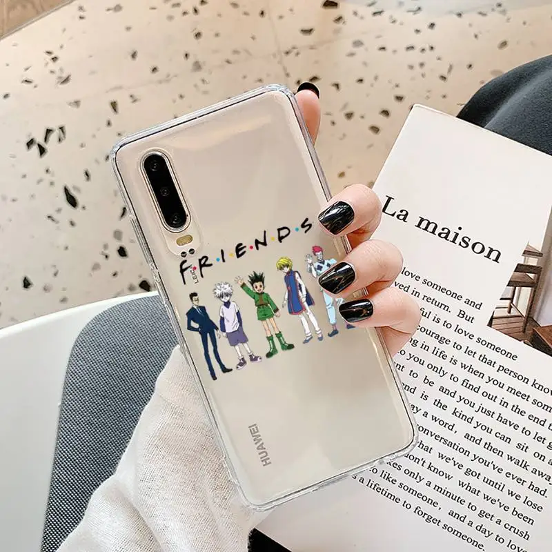 

Hunter X Hunter Anime Phone Cases Transparent for Samsung A71 S9 10 20 HUAWEI p30 40 honor 10i 8x xiaomi note 8 Pro 10t 11