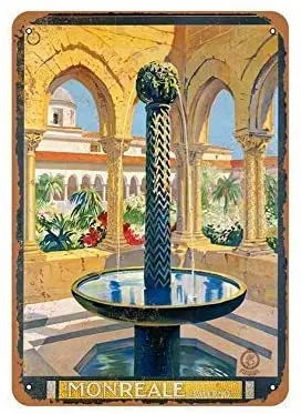 

Palermo Italy Retro Vintage Tin Metal Sign