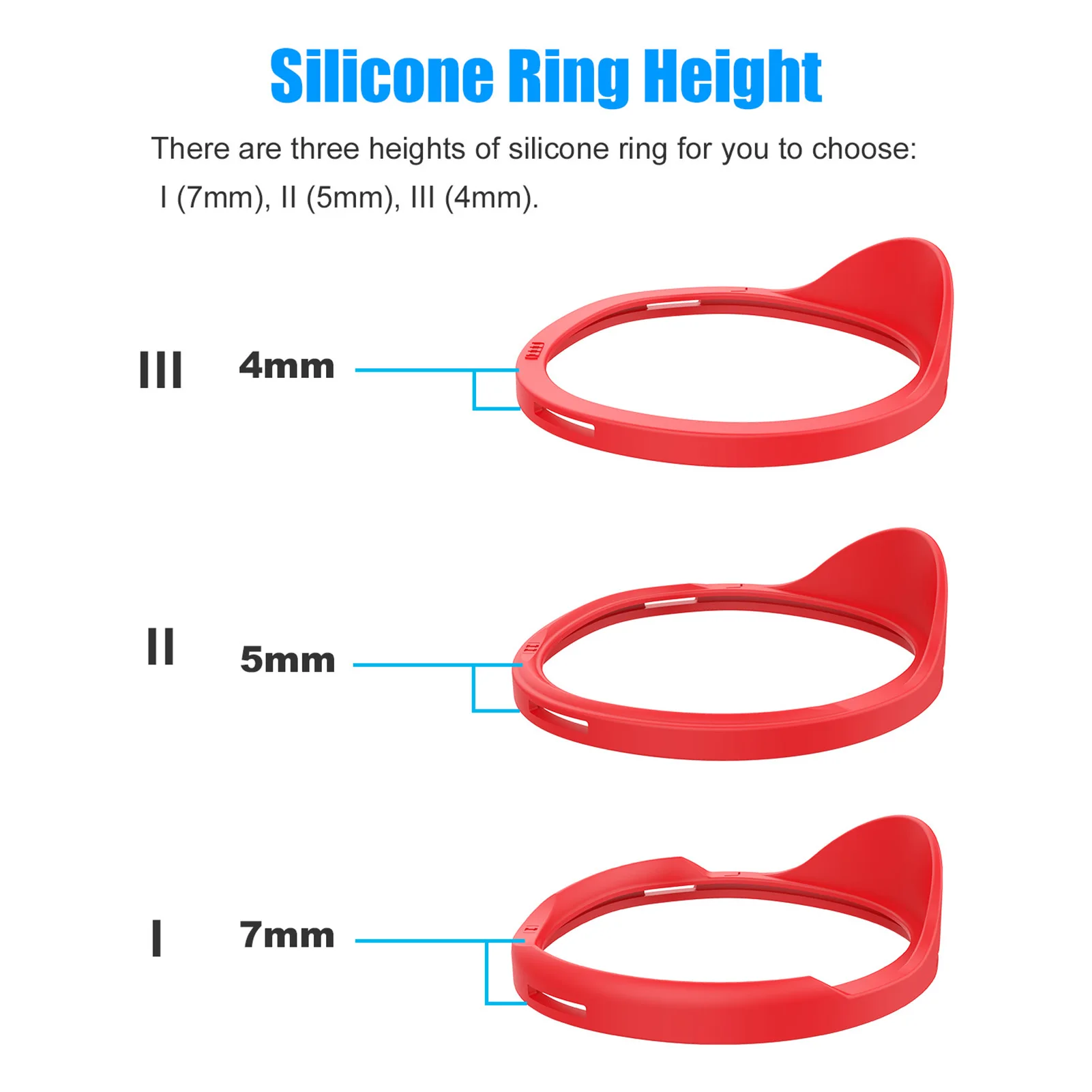 

Lens Anti-Scratch Ring Protecting Myopia Glasses From Scratching VR Headset Lens Compatible For Oculus Quest 1 / 2 / Rift S