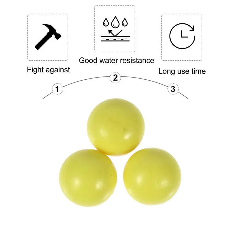 

100Pcs Colored Plastic Balls Counting Solid Balls Toys Mathematics Teaching Aids