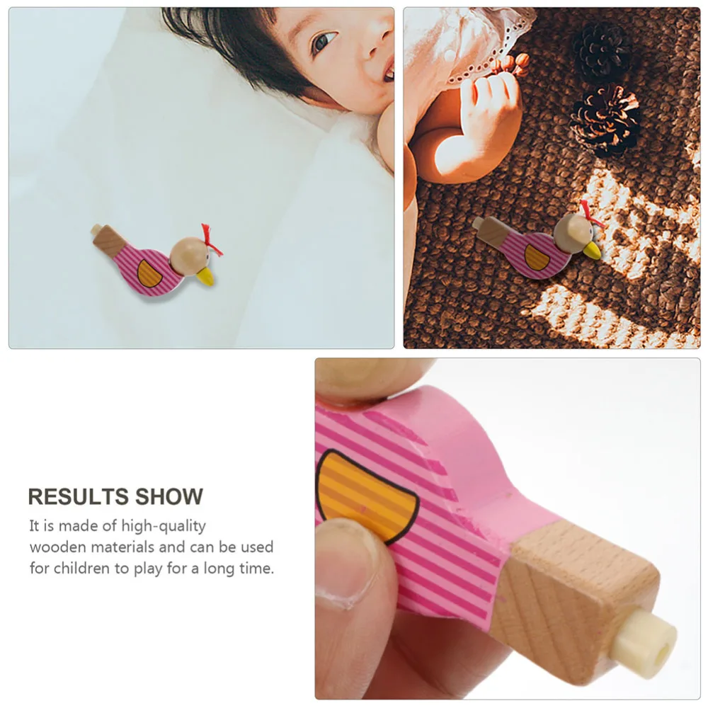 

6pcs Wooden Bird Whistle Toys Funny Party Supply for Children