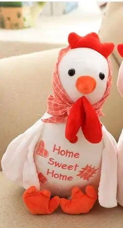 sweet home girl Игрушек! Супер милая плюшевая игрушка страна пасторальный цыпленок кукла пара петух талисман любовник девушки креативный подарок на день рождения 1p - Цвет: sweet home girl