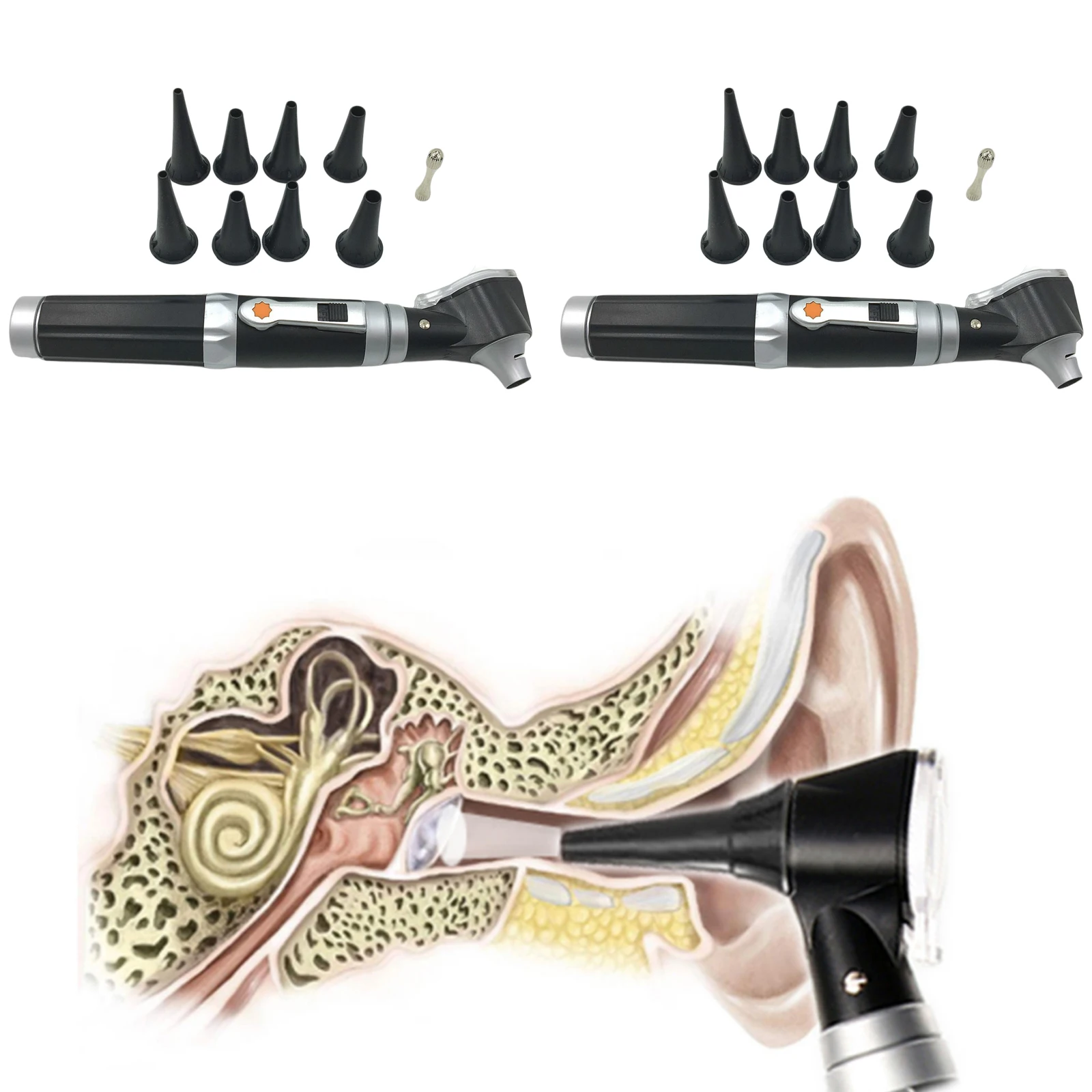 Ear Wax Removal LED Endoscope Otoscope Cleaner Kit for Kids Adults | Красота и здоровье