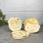 Детская коробка для зубов, органайзер для молока, детская деревянная коробка для хранения молочных зубов для мальчиков и девочек