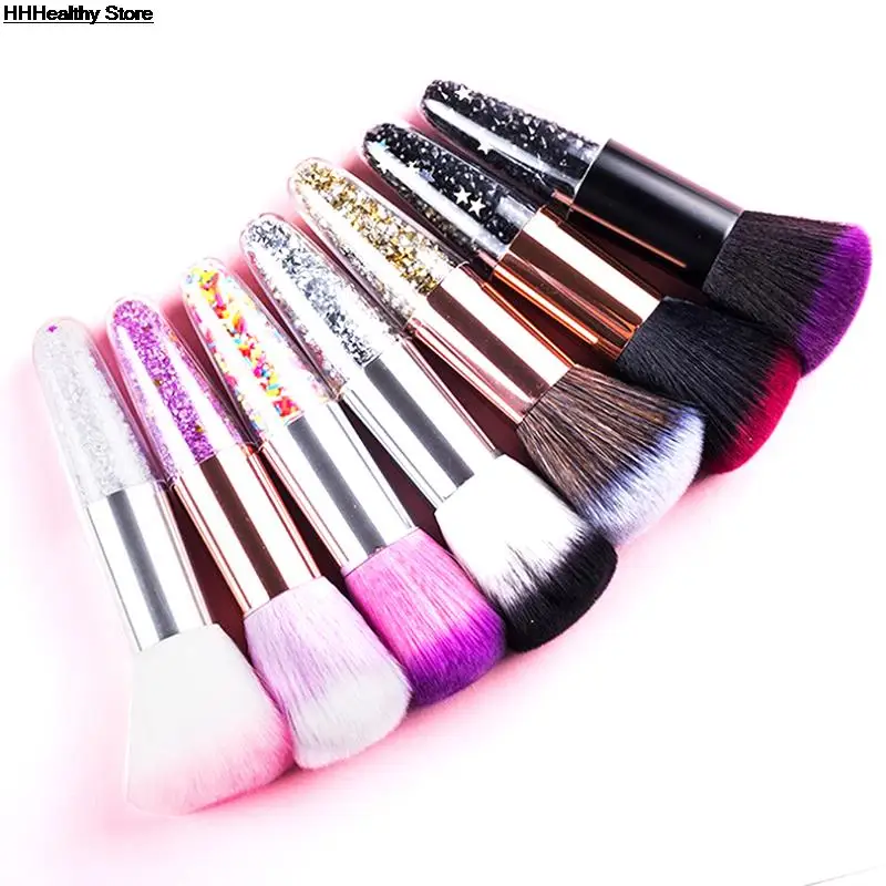 

1Pcs Professional Candy-Colors Fluffy Powder Blush Brush Chubby Portable Seamless Cosmetic Beauty Tool For Women Make Up