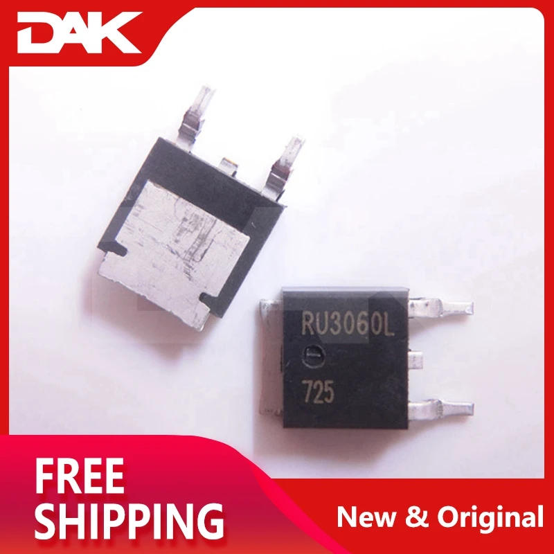 10 шт. RU3060L TO 252 N Channel Расширенная мощность MOSFET IC чип|Перемычки| |