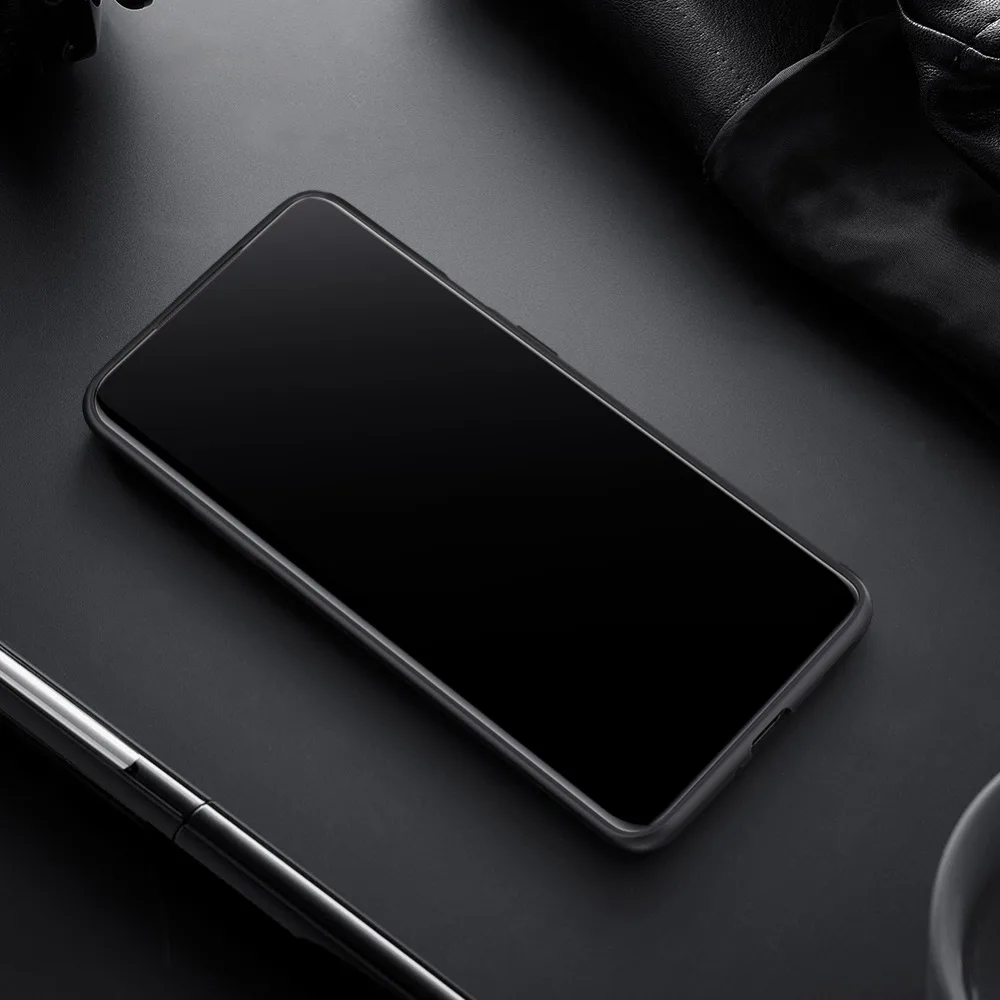 Для Oneplus 7T Pro задняя крышка чехол NILLKIN клетчатый синтетический карбоновый чехол для телефона бампер чехол для Oneplus 7T Pro