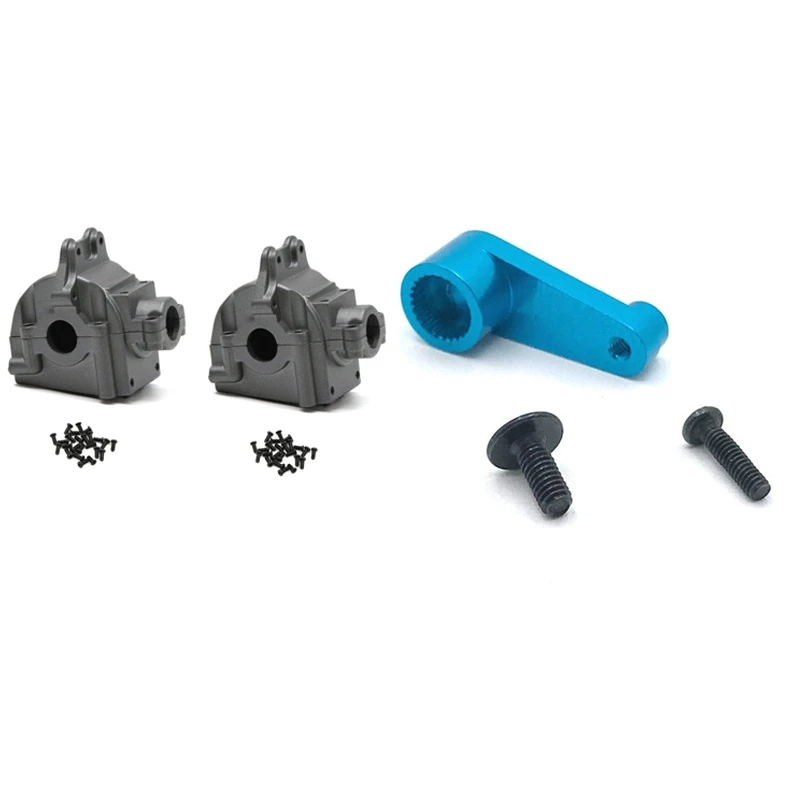 

1 комплект металлических сервоприводов 144001-1263 25T, обновленные детали и 1 комплект металлических волновых шебных ящиков, коробка передач, кор...