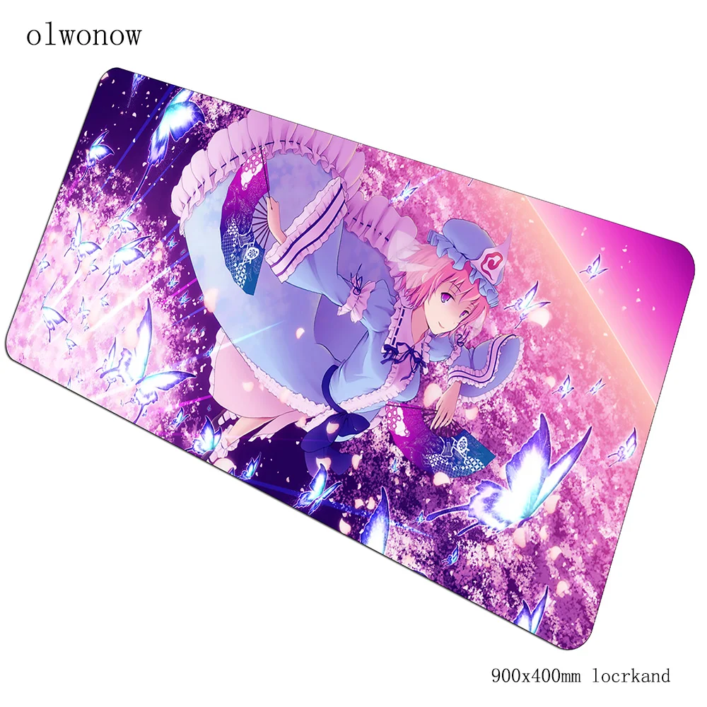 Коврик для мыши Touhou 900x400x3 мм игровой коврик милый компьютерный стол padmouse