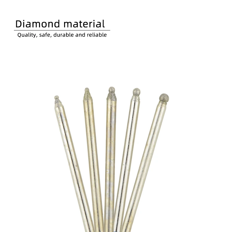 Pinkman 2 30PCS Shank Diamond Grinding Burr Needle Point Engraving Carving Polishing Drill Bit Rotary Tool Set Dremel Accesorios |