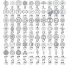 20 шт. энергетическая оргонитовая наклейка чакра из эпоксидной смолы ювелирные изделия цветок жизни башня металлический цветок De Vie медь