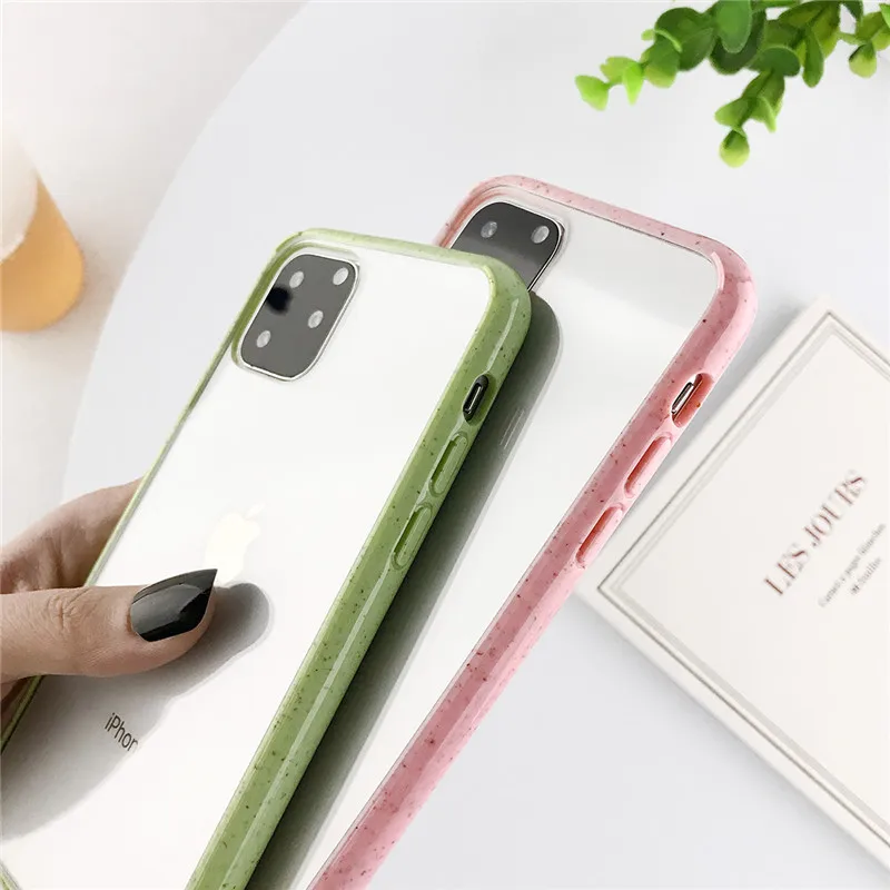 KJOEW прозрачный противоударный чехол для телефона iPhone 11 Pro Мягкий ТПУ акриловый