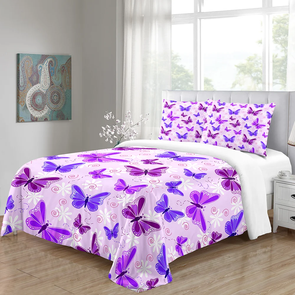 Бабочка пододеяльник комплекты микрофибра постельное покрывало наволочки