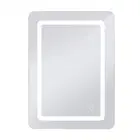 Зеркало для ванной 70*50 см, косметическое зеркало для макияжа, настенное светодиодное домашнее зеркало для ванной комнаты, сенсорная кнопка, инструменты с подсветкой, HWC