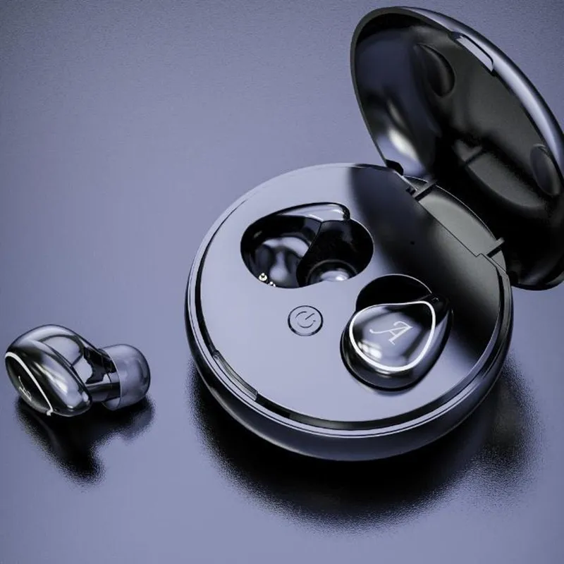 Беспроводные наушники вкладыши TWS с зарядным устройством Bluetooth 5 0 стерео бас