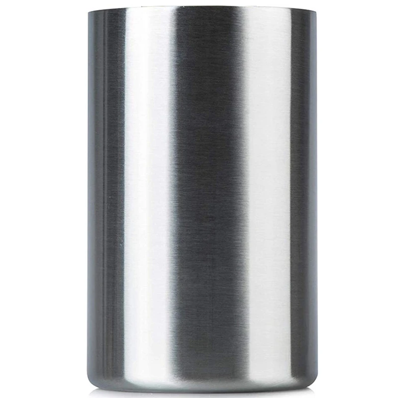 

Insulated Wine Cooler Bucket With Wine Aerator - Fits 750Ml Wine Bottles, Keeps Wine Cold For Hours | Sweat-Free Stainless Steel