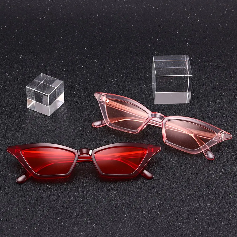 

Top quality Fashion Women Glasses Small Frame Cat Eye Sunglasses UV400 Sun Shades Glasses Street Eyewear Female glasses